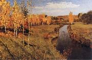 Levitan, Isaak Golden Autumn oil painting reproduction